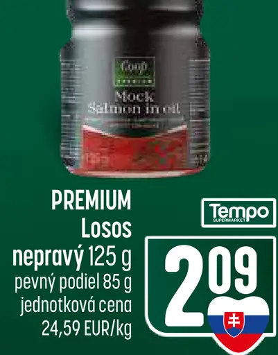 Tempo PREMIUM Losos neprvý v oleji