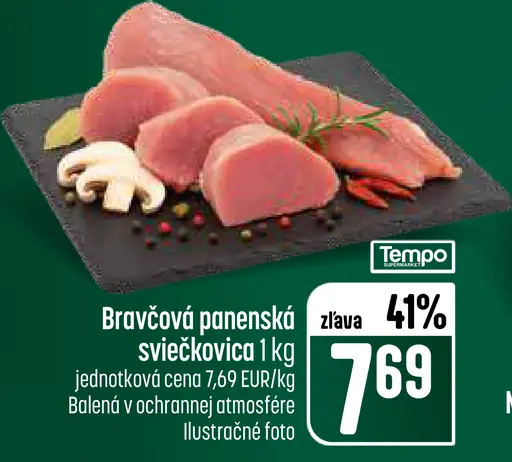 Tempo Bravčová panenská sviečkovica