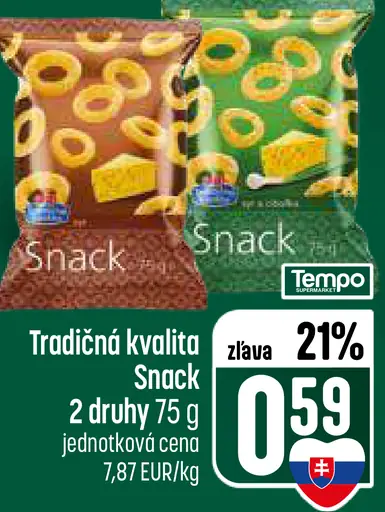 Milex Snack 2 druhy