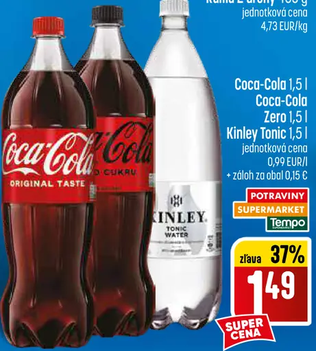 Kinley Tonic nápoj