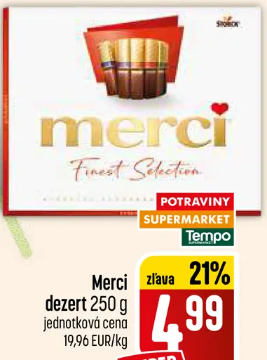 Merci Finest Selection dezert