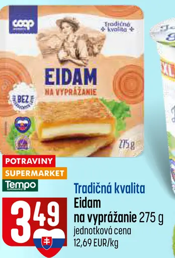 Coop Tradičná kvalita Eidam na vyprážanie