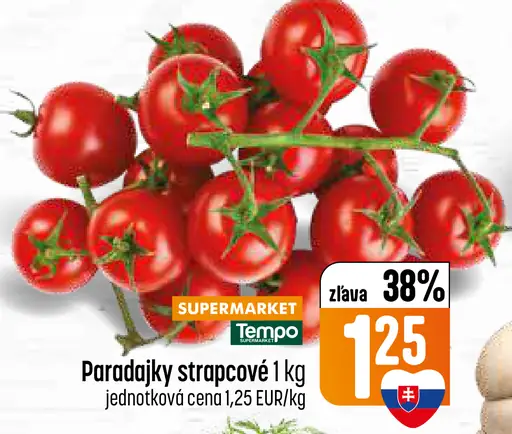 Paradajky strapcové