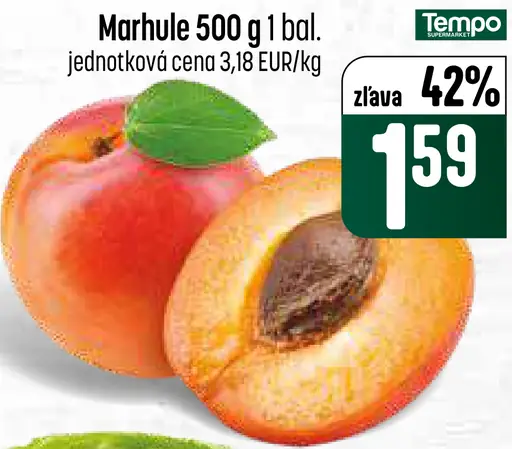 Marhule 500 g balenie