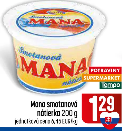 Mana Smotanová nátierka