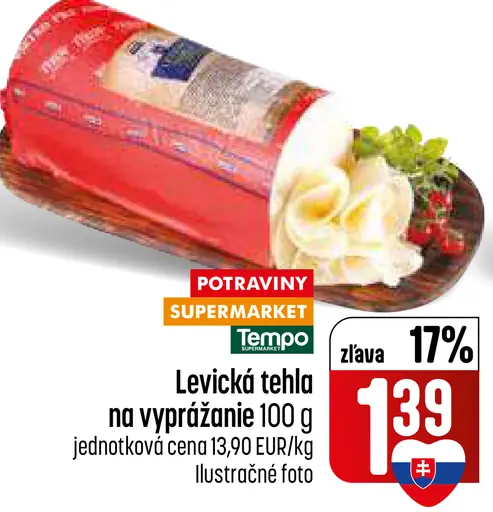 Levičák tehla na vyprážanie