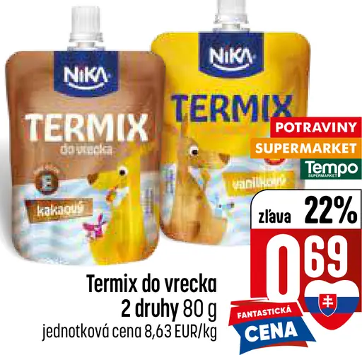 Nika Termix do vrecka 2 druhy
