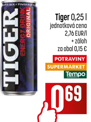 Tiger Energetický nápoj