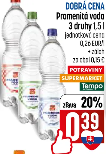 Dobrá voda pramenitá voda