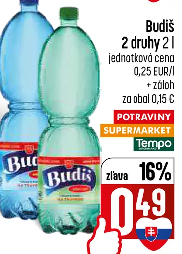 Budiš minerálna voda