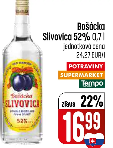 Bošácka slivovica 52%