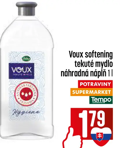 Voux softening tekuté mydlo náhradná náplň