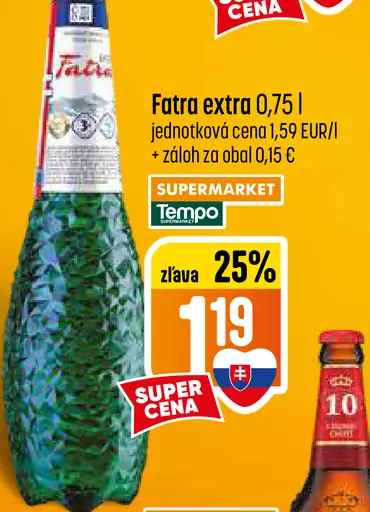 Fatra extra ochutená minerálna voda