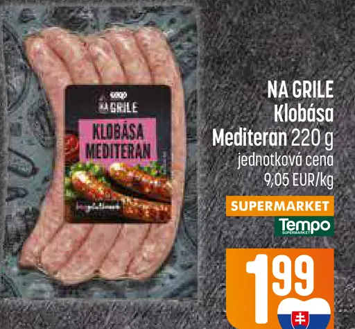 Na Grile klobása Mediterran