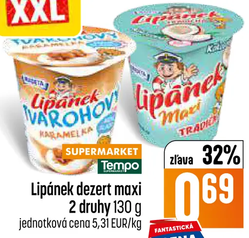 Lipánek tvarohový dezert XXL
