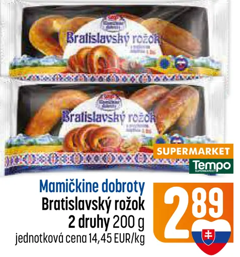 Mamičkine dobroty Bratislavský rožok