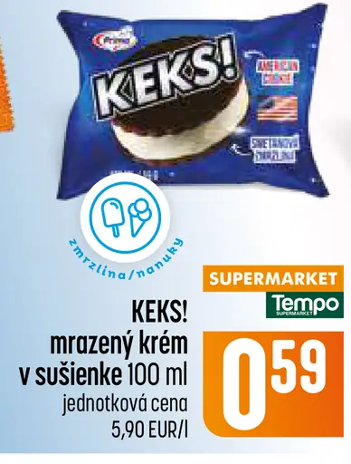 Keks! mrazený krém v sušienke