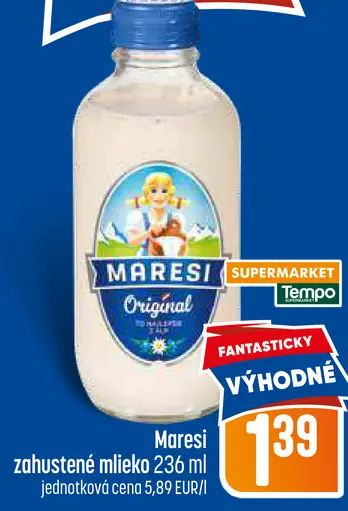 Maresi zahustené mlieko