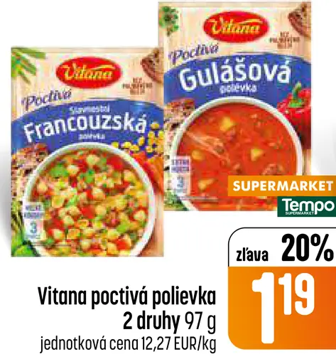 Vitana poctivá polievka