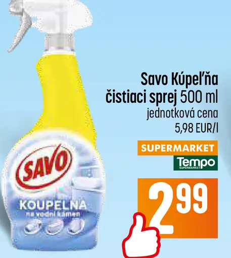 Savo Kúpeľňa čistiaci sprej