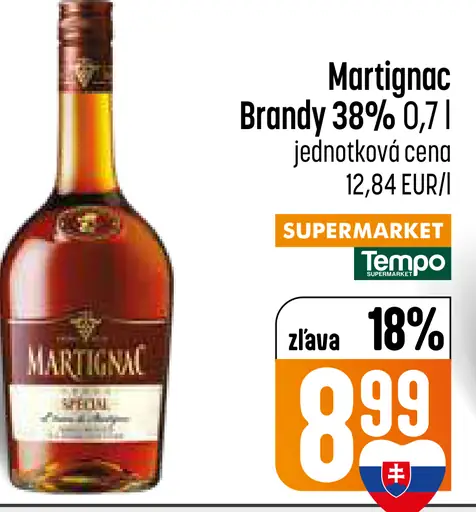 Martignac Brandy 38%