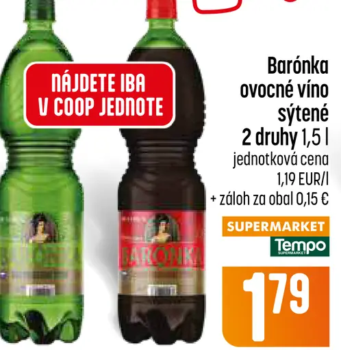 Barónka ovocné víno