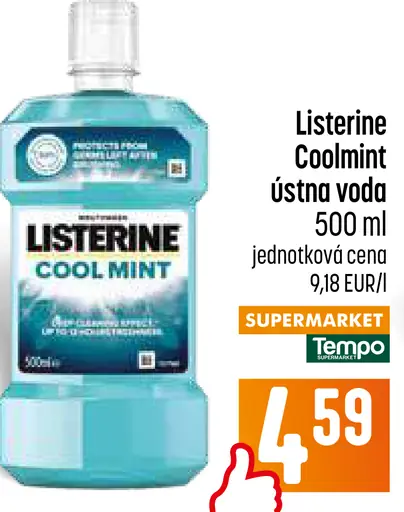 Listerine Coolmint ústna voda
