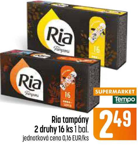 Ria tampóny