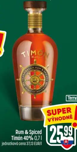 Timón Rum & Spiced 40%