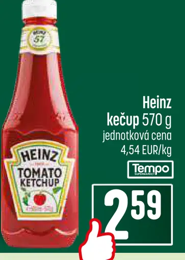 Heinz rajčiakový kečup
