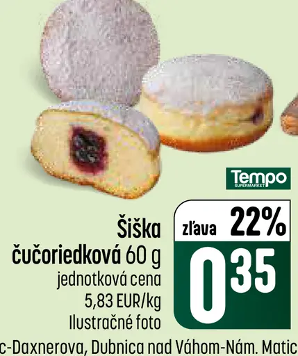 Tempo Šiška čučoriedková
