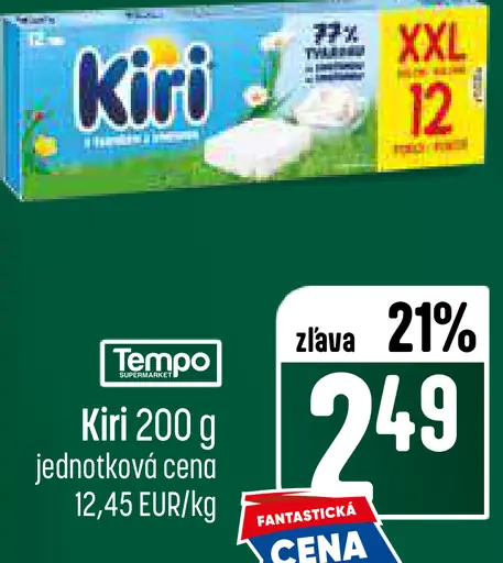Kiri tavený syr so smotanou