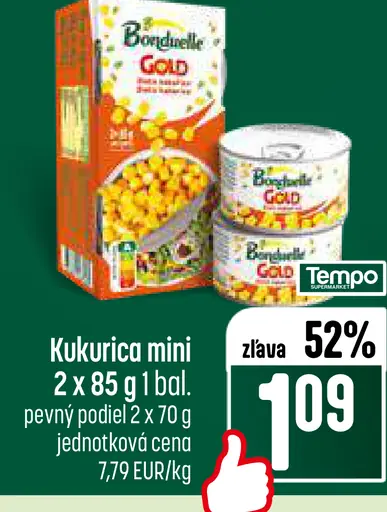 Bonduelle Kukurica mini