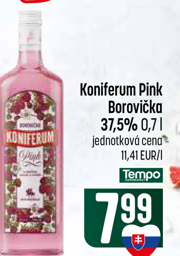 Koniferum Pink borovička 37,5 %