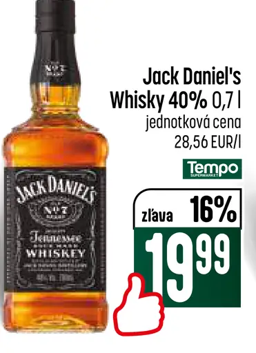 Jack Daniel’s Whisky 40%
