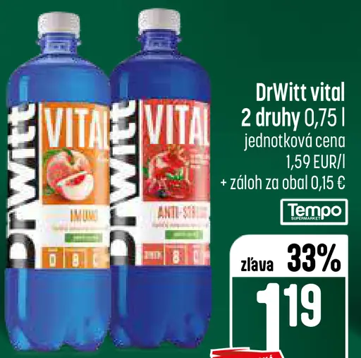 DrWitt Vital nealkoholický nápoj