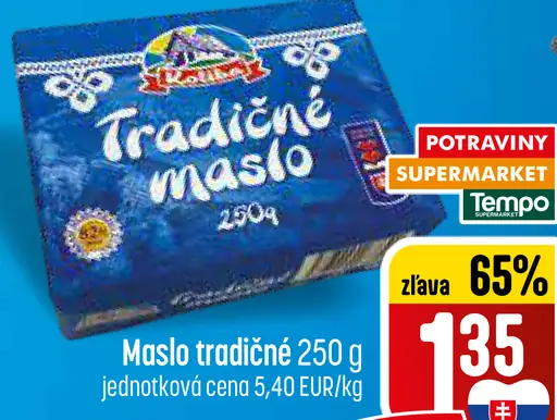 Choceňská mlékárna Tradičné maslo