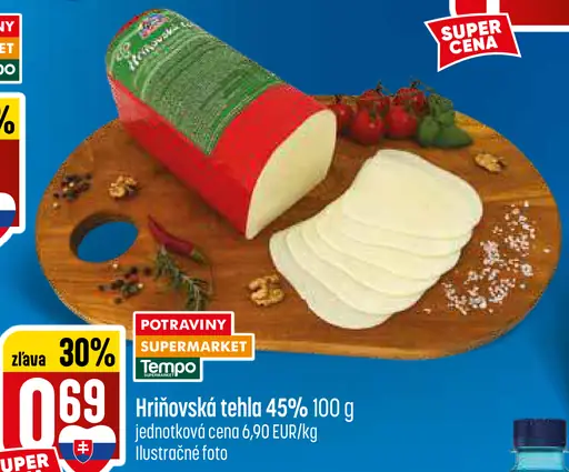 Hriňovská tehla syr 45 %