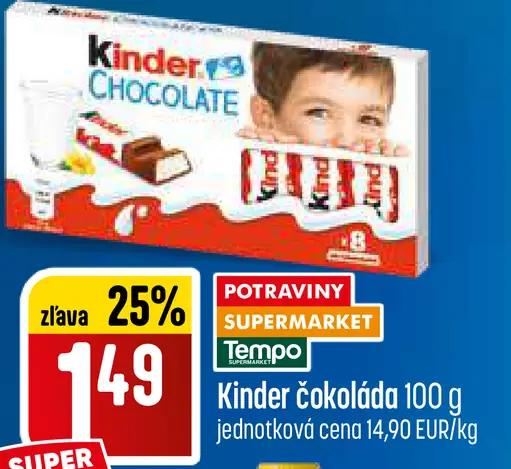 Kinder čokoláda