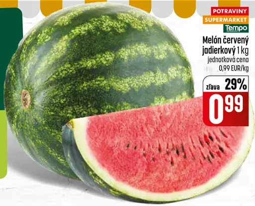 Melón červený jadierkový