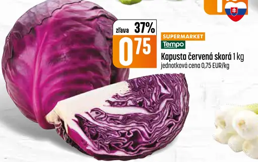 Kapusta červená skorá čerstvá