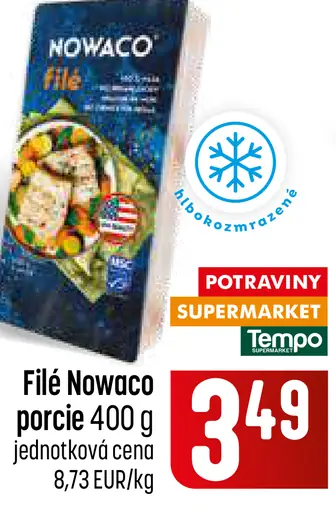 Nowaco filé porcie mrazené