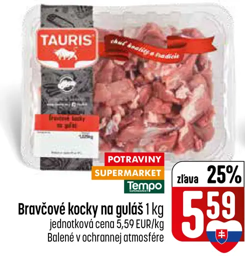 Tauris Bravčové kocky na guláš