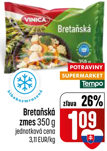 Vinica Bretánska zmes mrazená