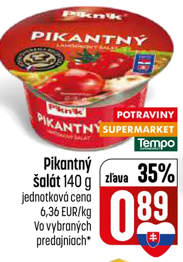 Pikantný šalát