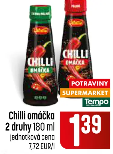 Chilli omáčka 2 druhy