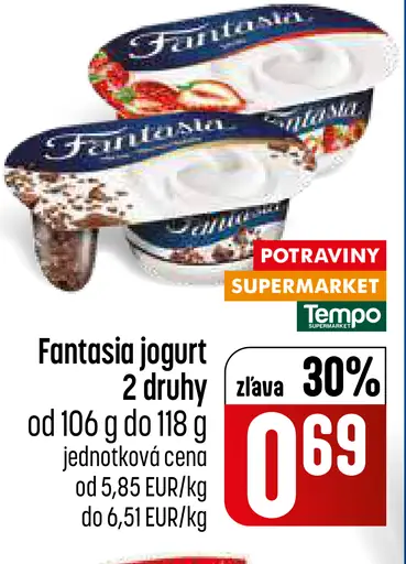 Fantasia jogurt 2 druhy