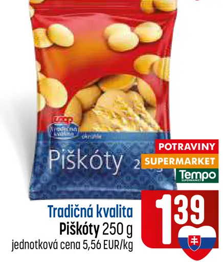 Tradičná kvalita Piškóty