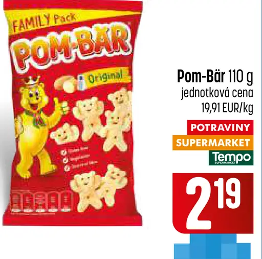 Pom-Bär Original zemiakové snacky