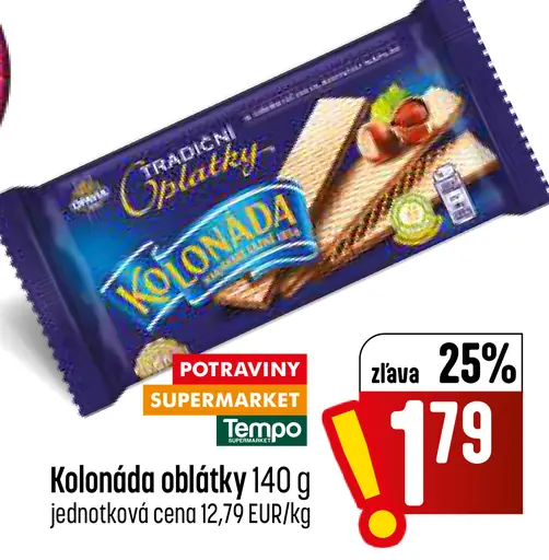 Kolonáda tradičné oblátky
